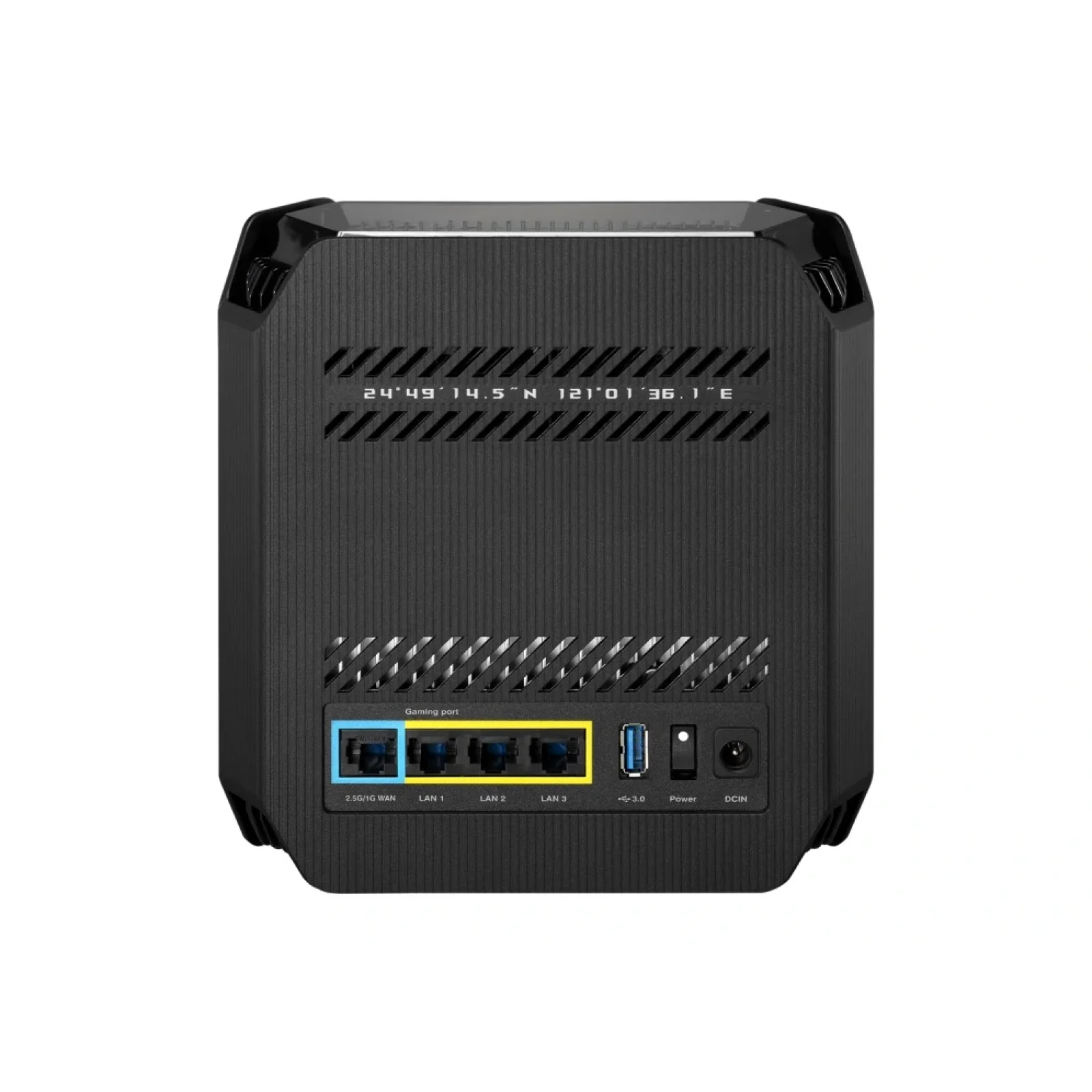 Беспроводной маршрутизатор Asus ROG Rapture Gaming Mesh System GT6 (1PK black) (AX10000, 1x2.5G WAN, 3xGE LAN, 1xUSB 3.2, 9 внутренних антен), GT6(B-1-PK) UA