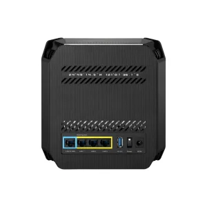 Беспроводной маршрутизатор Asus ROG Rapture Gaming Mesh System GT6 (1PK black) (AX10000, 1x2.5G WAN, 3xGE LAN, 1xUSB 3.2, 9 внутренних антен), GT6(B-1-PK) UA