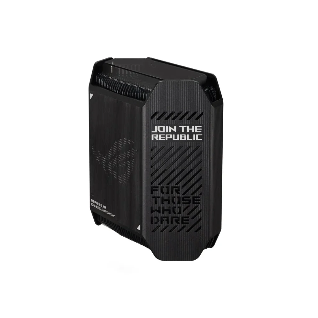 Беспроводной маршрутизатор Asus ROG Rapture Gaming Mesh System GT6 (1PK black) (AX10000, 1x2.5G WAN, 3xGE LAN, 1xUSB 3.2, 9 внутренних антен), GT6(B-1-PK) UA