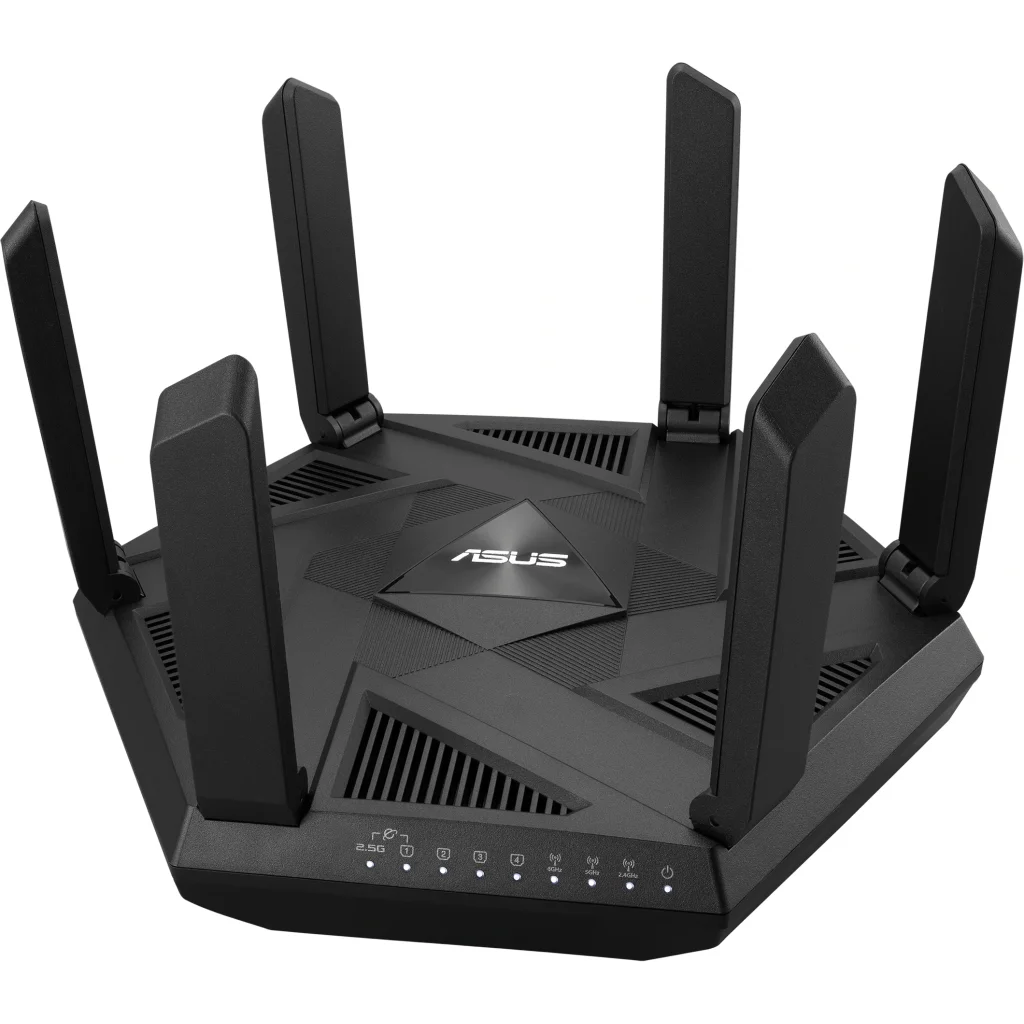 Бездротовий маршрутизатор Asus RT-AXE7800 (AXE7800, WiFi 6E, 1x2.5GE WAN/LAN, 1xGE WAN/LAN, 3xGE LAN, 1xUSB 3.2) UA