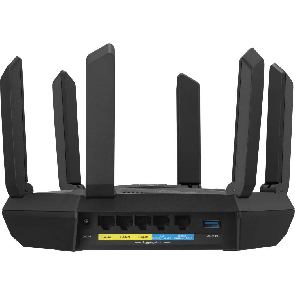 Бездротовий маршрутизатор Asus RT-AXE7800 (AXE7800, WiFi 6E, 1x2.5GE WAN/LAN, 1xGE WAN/LAN, 3xGE LAN, 1xUSB 3.2) UA