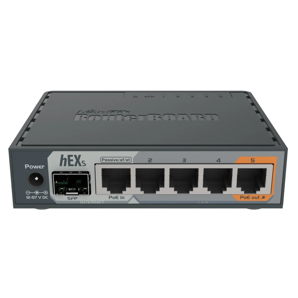 Маршрутизатор MikroTik RouterBOARD RB760iGS hEX S (880MHz/256Mb, 5хGE, 1xSFP) UA