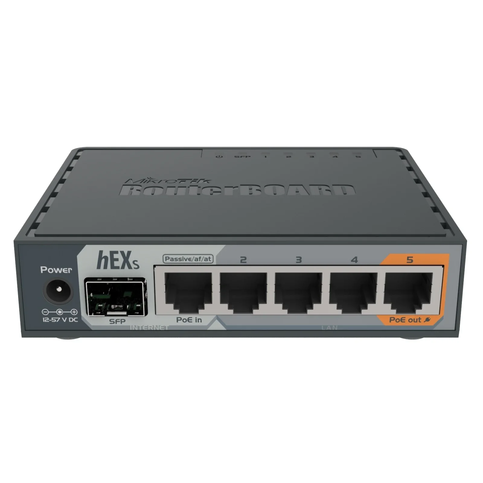Маршрутизатор MikroTik RouterBOARD RB760iGS hEX S (880MHz/256Mb, 5хGE, 1xSFP) UA