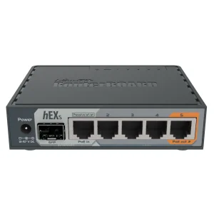 Маршрутизатор MikroTik RouterBOARD RB760iGS hEX S (880MHz/256Mb, 5хGE, 1xSFP) UA