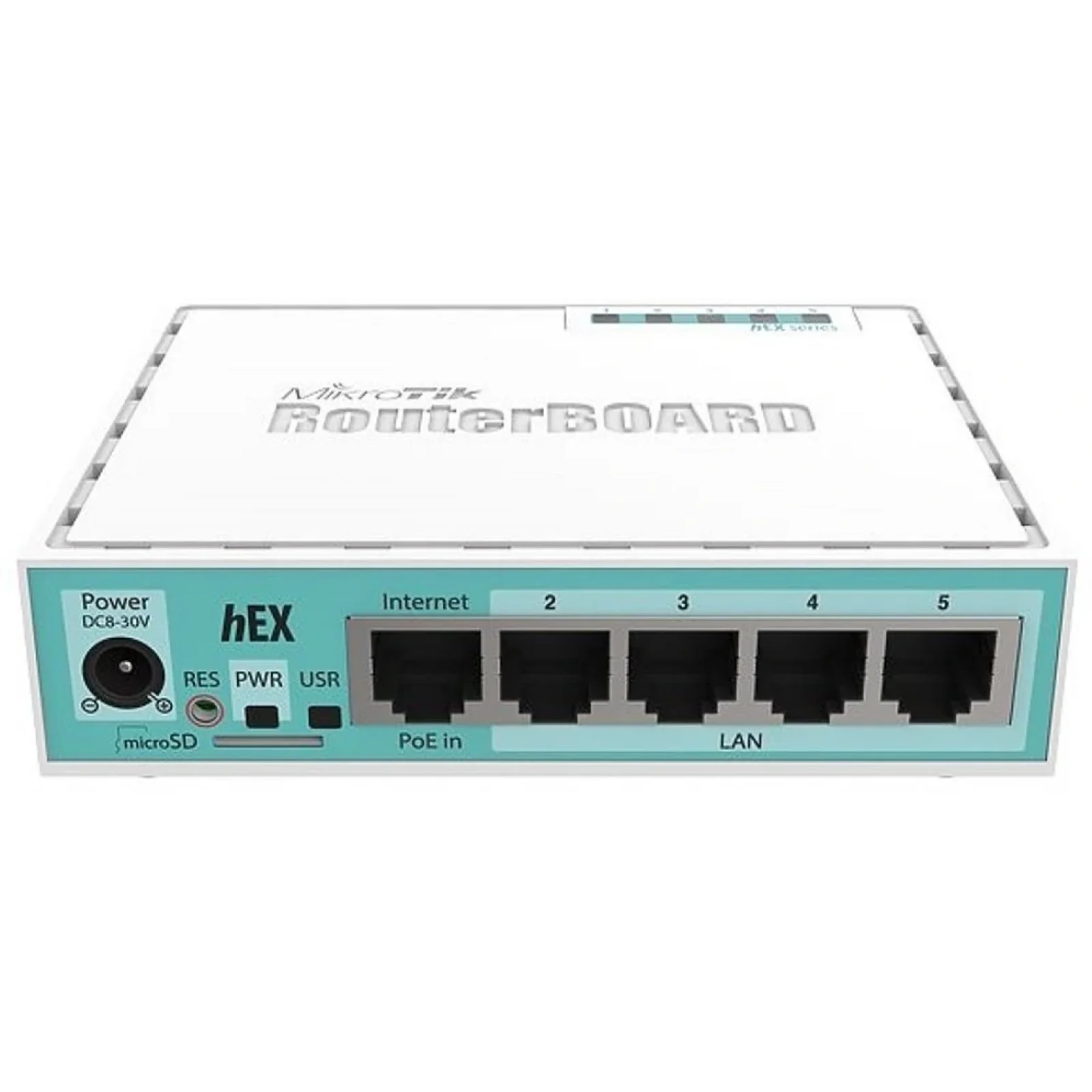 Маршрутизатор MikroTik RouterBOARD RB750GR3 hEX (880MHz/256Mb, 5х1000Мбит, PoE in) UA