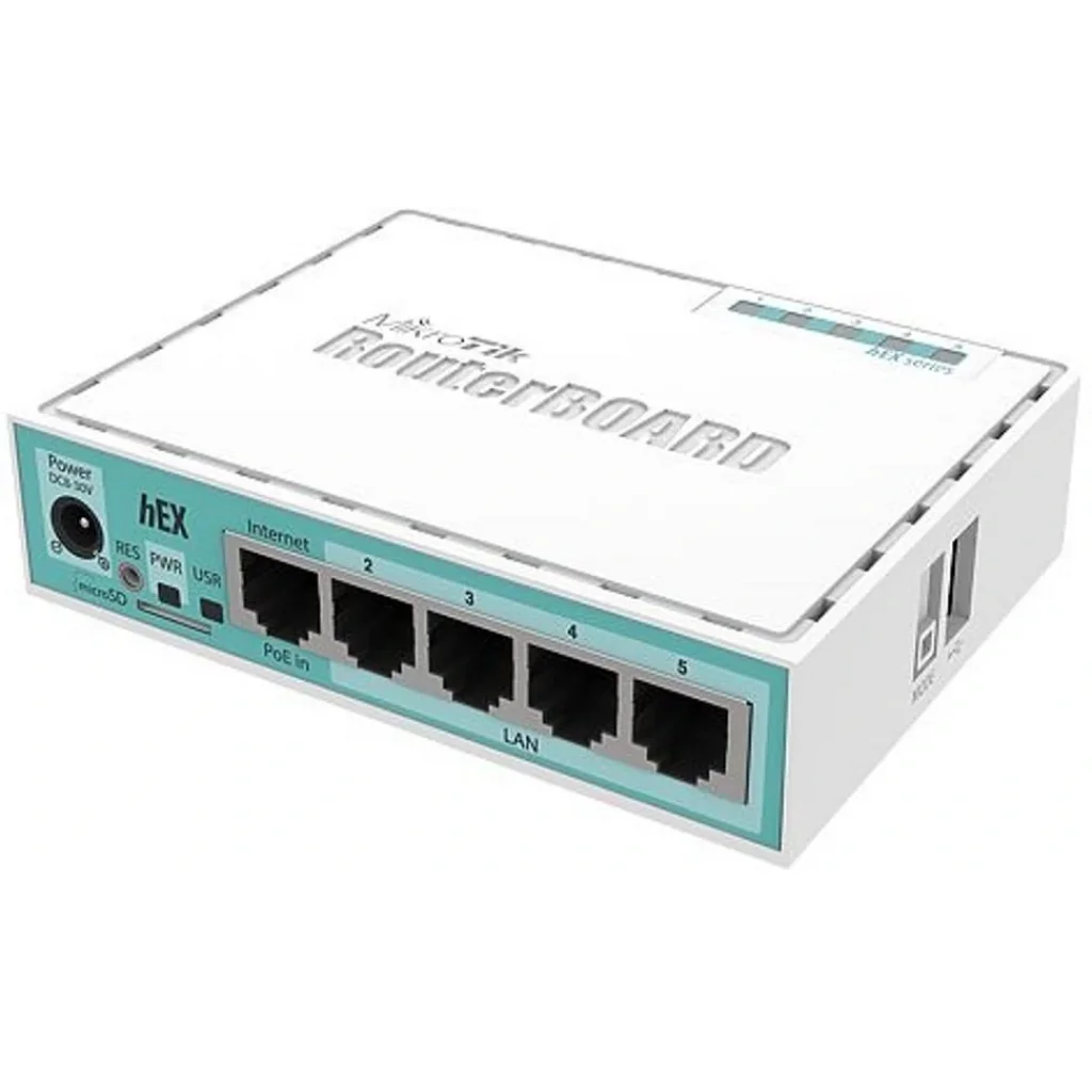 Маршрутизатор MikroTik RouterBOARD RB750GR3 hEX (880MHz/256Mb, 5х1000Мбит, PoE in) UA