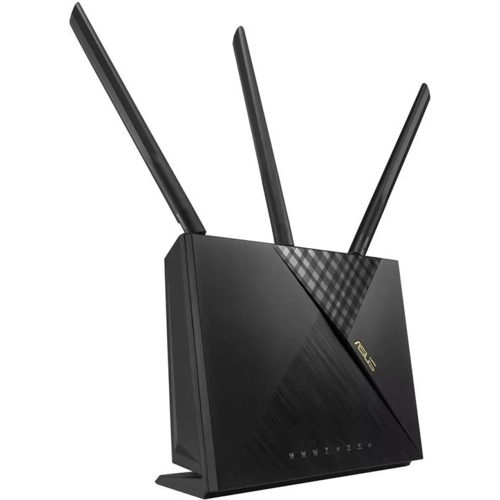 Беспроводной маршрутизатор Asus 4G-AX56 (AX1800, 4xGE LAN, 1xGE WAN, LTE Cat.6, 1xNano SIM tray slot, MU-MIMO) UA