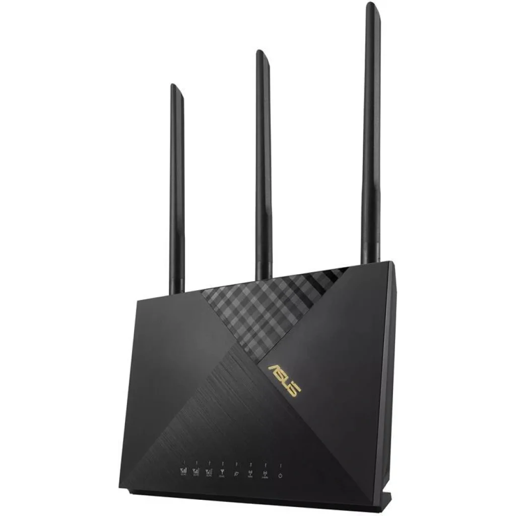 Беспроводной маршрутизатор Asus 4G-AX56 (AX1800, 4xGE LAN, 1xGE WAN, LTE Cat.6, 1xNano SIM tray slot, MU-MIMO) UA