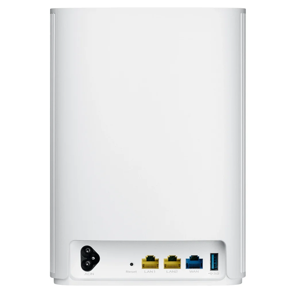 Бездротовий маршрутизатор Asus ZenWiFi AX Hybrid (XP4) 1PK White (AX1800, 1xGE WAN, 2xGE LAN, USB 3.2 Gen 1, AiMesh, 4 внутр антени), XP4 (1-PK) White UA