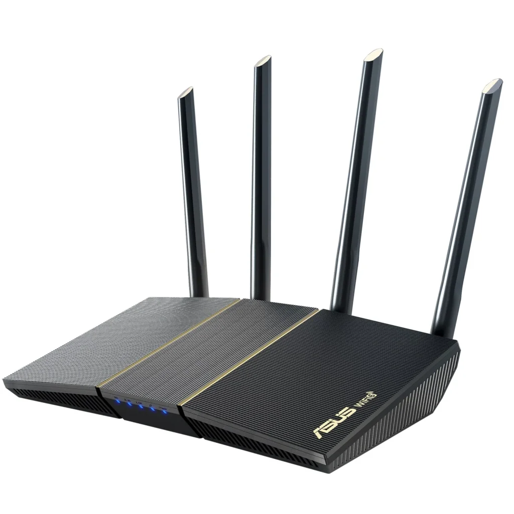Бездротовий маршрутизатор Asus RT-AX57 (AX3000, 1xGE WAN, 4xGE LAN, AiMesh, 4 зовнішні антени) UA