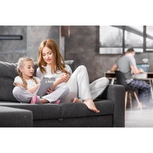 Бездротовий маршрутизатор Asus ZenWiFi XD5 White 2pk (XD5-W-2-PK/90IG0750-MO3B40) (AX3000, 1xGE WAN, 1xGE LAN, AiMesh, AiProtection, 2 внутрішні антени) UA