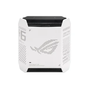 Беспроводной маршрутизатор Asus ROG Rapture Gaming Mesh System GT6 White 1pk (GT6-W-1-PK/90IG07F0-MU9A30) (AX10000, 1x2.5G WAN, 3xGE LAN, 1xUSB 3.2, 9 внутренних антен) UA