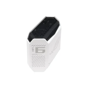 Беспроводной маршрутизатор Asus ROG Rapture Gaming Mesh System GT6 White 1pk (GT6-W-1-PK/90IG07F0-MU9A30) (AX10000, 1x2.5G WAN, 3xGE LAN, 1xUSB 3.2, 9 внутренних антен) UA