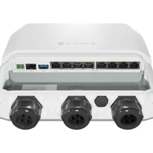 Маршрутизатор MikroTik RB5009UPr+S+OUT (7x1GE LAN PoE, 1xSFP+, 1x2.5GE LAN PoE, 1xUSB 3.0, PoE in, DC, 2-pin, max PoE 130W, IP66) UA