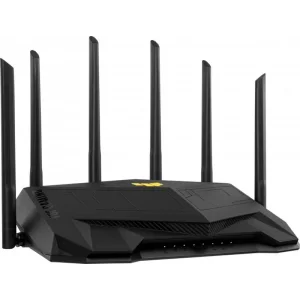Бездротовий маршрутизатор Asus TUF Gaming AX6000 (TUF-AX6000) (AX6000, 1x2.5GE WAN, 1x2.5GE LAN, 4xGE LAN, AURA RGB lighting, 6 зовнішніх антен) UA