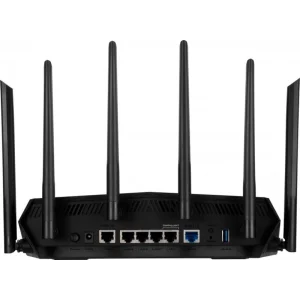 Бездротовий маршрутизатор Asus TUF Gaming AX6000 (TUF-AX6000) (AX6000, 1x2.5GE WAN, 1x2.5GE LAN, 4xGE LAN, AURA RGB lighting, 6 зовнішніх антен) UA