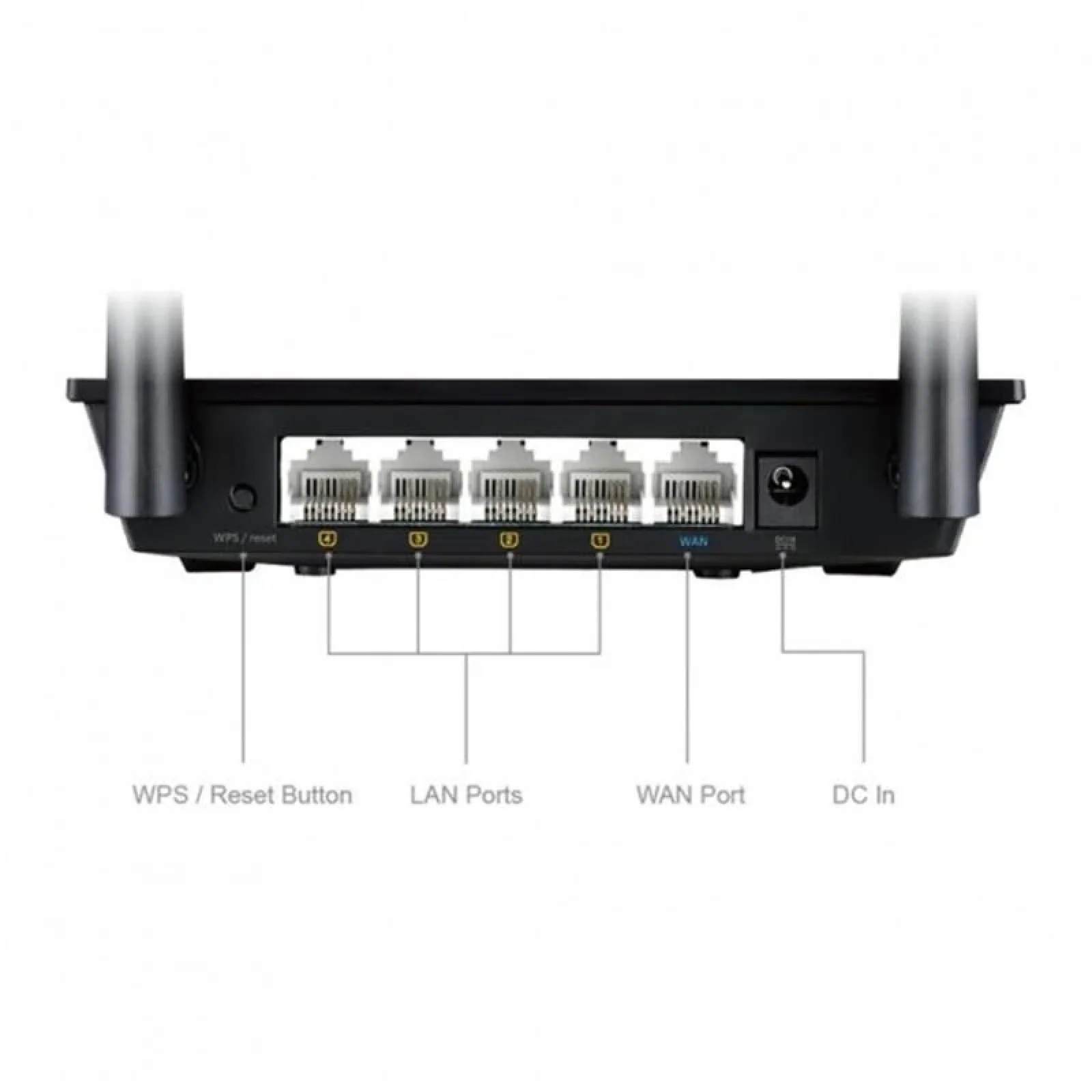 Бездротовий маршрутизатор Asus RT-N12E/C1 (N300, 4xFE LAN, 1x FE WAN, 2 антени) UA