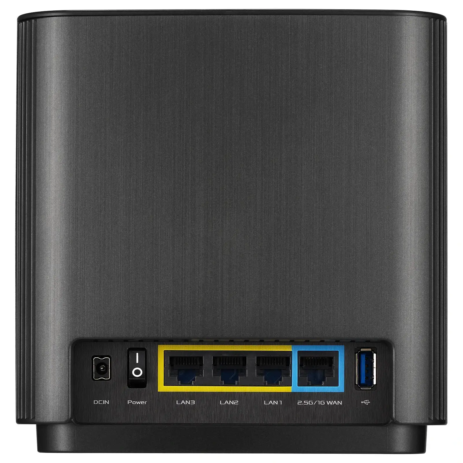 Бездротовий маршрутизатор Asus ZenWiFi XT8 V2 Black 2pk (90IG0590-MO3A60) (AX6600, 1x2.5GE WAN, 3xGE LAN, 1xUSB3.1, WiFi6, AiMesh, WPA3, OFDMA, 6 антен) UA