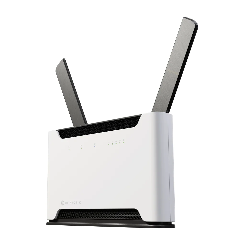 Беспроводной маршрутизатор MikroTik Chateau LTE18 AX (S53UG+5HaxD2HaxD-TC&EG18-EA) (AX1800, WiFi6, 1xWAN 2.5Gbit, 3xGE LAN, 1xmicroSIM, LTE cat18, 1xUSB) UA
