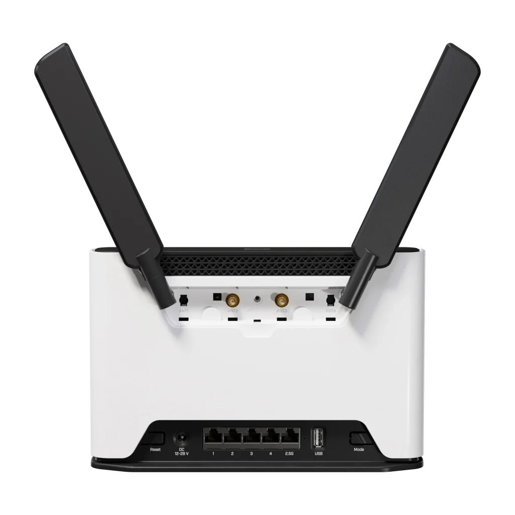 Беспроводной маршрутизатор MikroTik Chateau LTE18 AX (S53UG+5HaxD2HaxD-TC&EG18-EA) (AX1800, WiFi6, 1xWAN 2.5Gbit, 3xGE LAN, 1xmicroSIM, LTE cat18, 1xUSB) UA