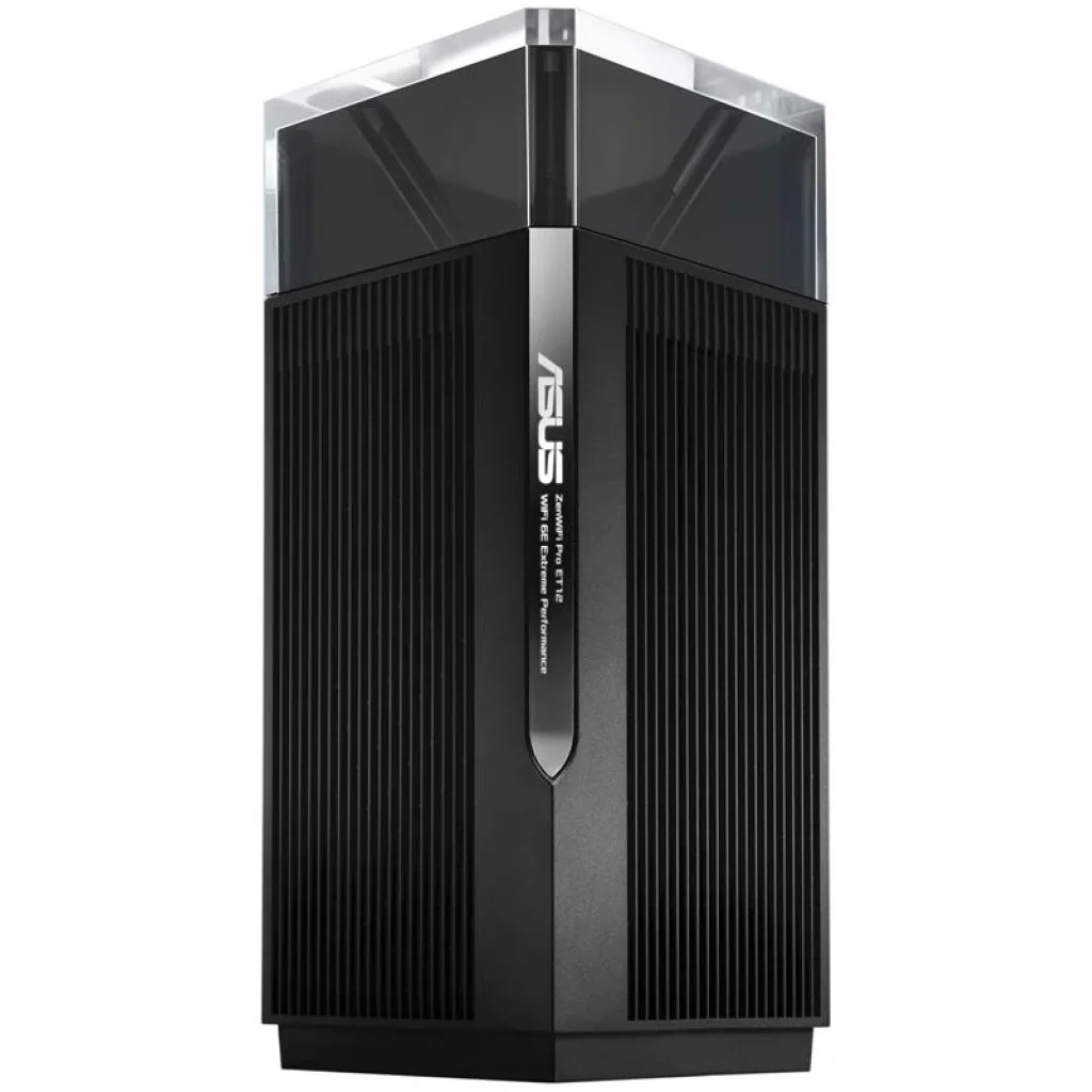 Бездротовий маршрутизатор Asus ZenWiFi Pro ET12 (1-PK) (AXE11000 Wi-Fi 6/6E, 1x2.5GE WAN, 1x2.5GE LAN, 2xGE LAN, AiMesh), ET12(1-PK) UA