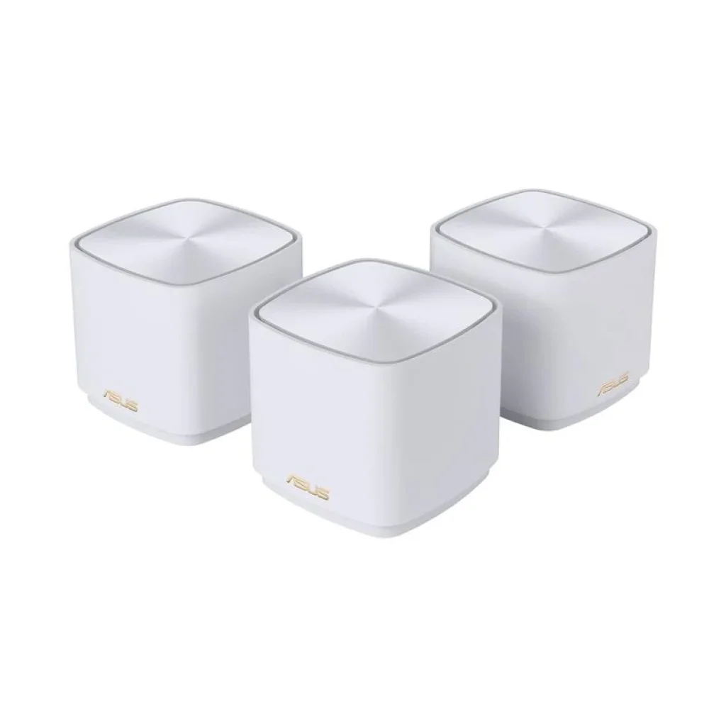 Беспроводной маршрутизатор Asus ZenWiFi XD4 Plus 3PK Wihte (AX1800, 1xGE WAN/LAN, 1xGE LAN, AiMesh, 2 внутренние антенны), XD4 PLUS (W-3-PK) UA