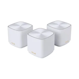 Беспроводной маршрутизатор Asus ZenWiFi XD4 Plus 3PK Wihte (AX1800, 1xGE WAN/LAN, 1xGE LAN, AiMesh, 2 внутренние антенны), XD4 PLUS (W-3-PK) UA