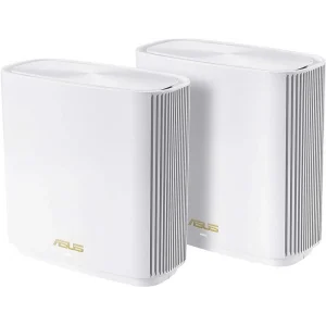Wi-Fi Mesh система Asus ZenWiFi XT9 White 2pk (90IG0740-MO3B40) (AX7800, 1x2.5GE WAN, 3xGE LAN, 1xUSB 3.2 Gen 1, AiMesh, AiProtection, 6 внутрішніх антен) UA