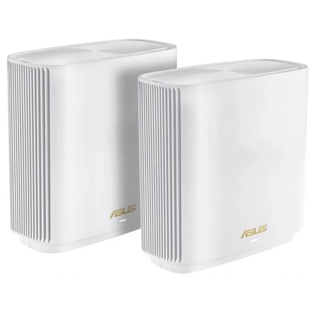 Wi-Fi Mesh система Asus ZenWiFi XT9 White 2pk (90IG0740-MO3B40) (AX7800, 1x2.5GE WAN, 3xGE LAN, 1xUSB 3.2 Gen 1, AiMesh, AiProtection, 6 внутрішніх антен) UA