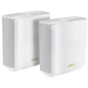 Wi-Fi Mesh система Asus ZenWiFi XT9 White 2pk (90IG0740-MO3B40) (AX7800, 1x2.5GE WAN, 3xGE LAN, 1xUSB 3.2 Gen 1, AiMesh, AiProtection, 6 внутрішніх антен) UA