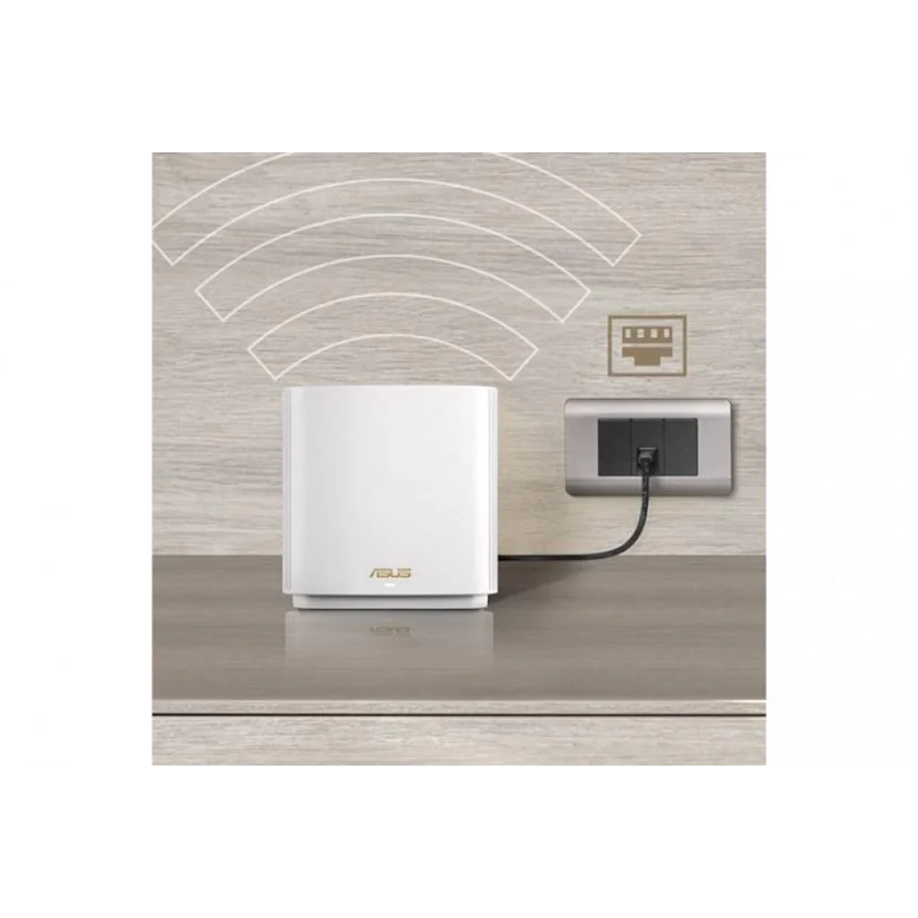 Wi-Fi Mesh система Asus ZenWiFi XT9 White 2pk (90IG0740-MO3B40) (AX7800, 1x2.5GE WAN, 3xGE LAN, 1xUSB 3.2 Gen 1, AiMesh, AiProtection, 6 внутрішніх антен) UA