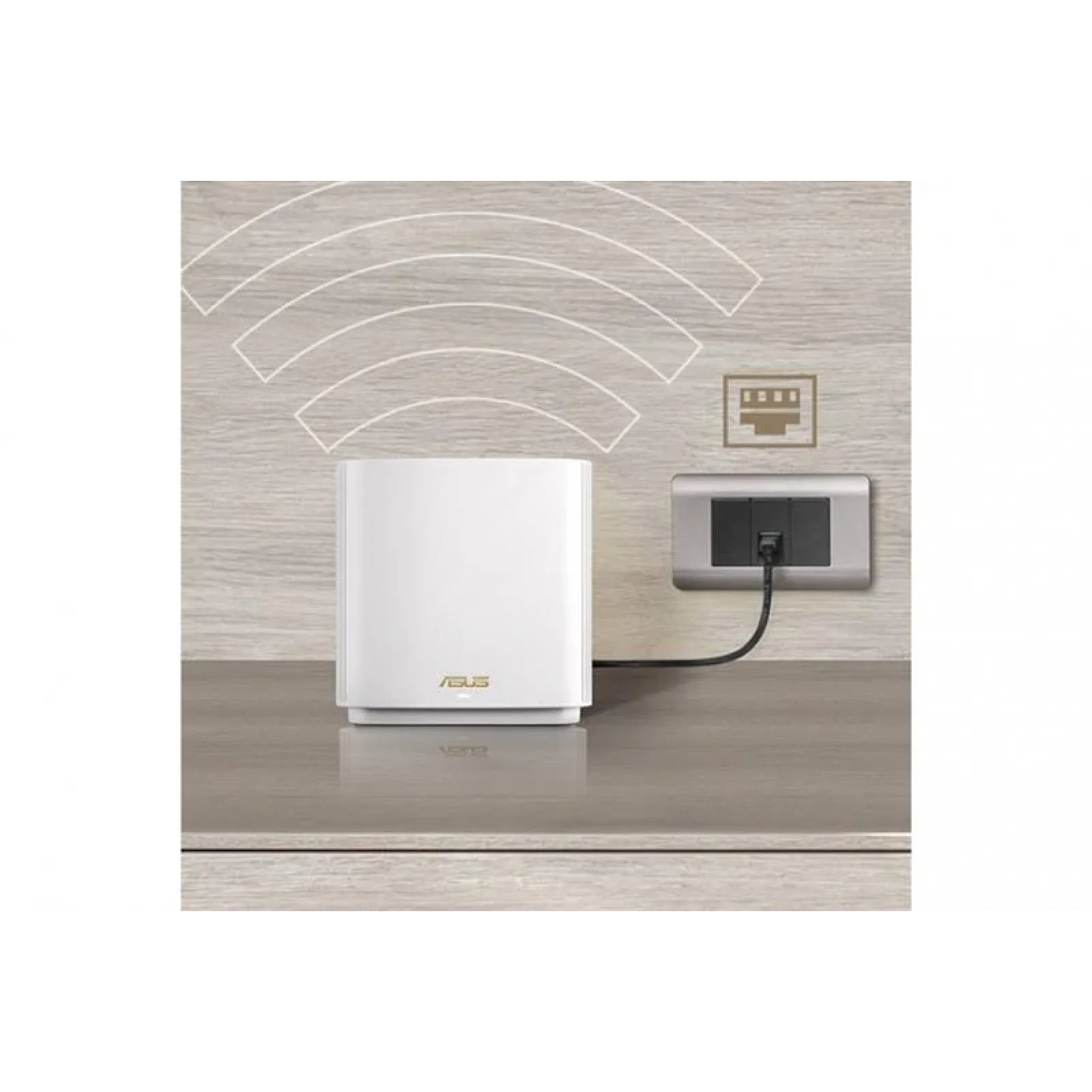 Wi-Fi Mesh система Asus ZenWiFi XT9 White 2pk (90IG0740-MO3B40) (AX7800, 1x2.5GE WAN, 3xGE LAN, 1xUSB 3.2 Gen 1, AiMesh, AiProtection, 6 внутренних антенн) UA