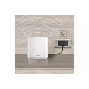 Wi-Fi Mesh система Asus ZenWiFi XT9 White 2pk (90IG0740-MO3B40) (AX7800, 1x2.5GE WAN, 3xGE LAN, 1xUSB 3.2 Gen 1, AiMesh, AiProtection, 6 внутрішніх антен) UA