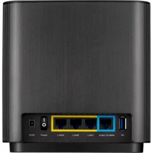 Wi-Fi Mesh система Asus ZenWiFi XT8 V2 Black 2pk (90IG0590-MO3A20) (AX6600, 1x2.5GE WAN, 3xGE LAN, 1xUSB3.1, WiFi6, AiMesh, WPA3, OFDMA, 6 антен) UA