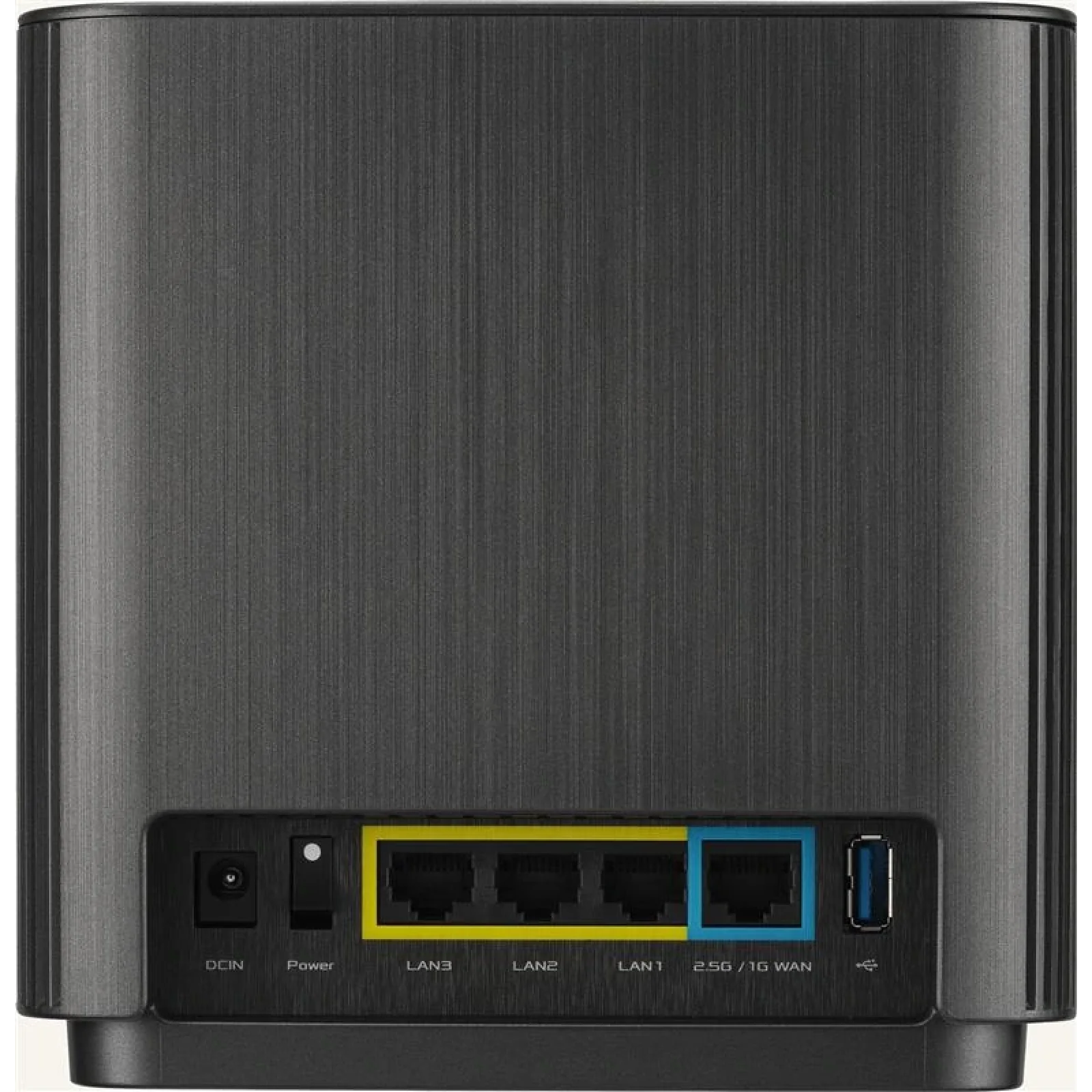 Беспроводной маршрутизатор Asus ZenWiFi XT9 Black 1pk (90IG0740-MO3B50), AX7800, 1x2.5GE WAN, 3x GE LAN, 1xUSB 3.2 Gen 1, AiMesh, AiProtection, 6 внутренних антенн UA