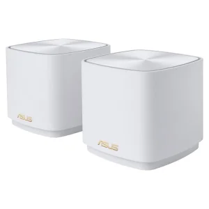 Wi-Fi Mesh система Asus ZenWiFi XD4 Plus 2pk White (90IG07M0-MO3C20) (AX1800, 1xGE WAN/LAN, 1xGE LAN, AiMesh, 2 внутрішні антени) UA