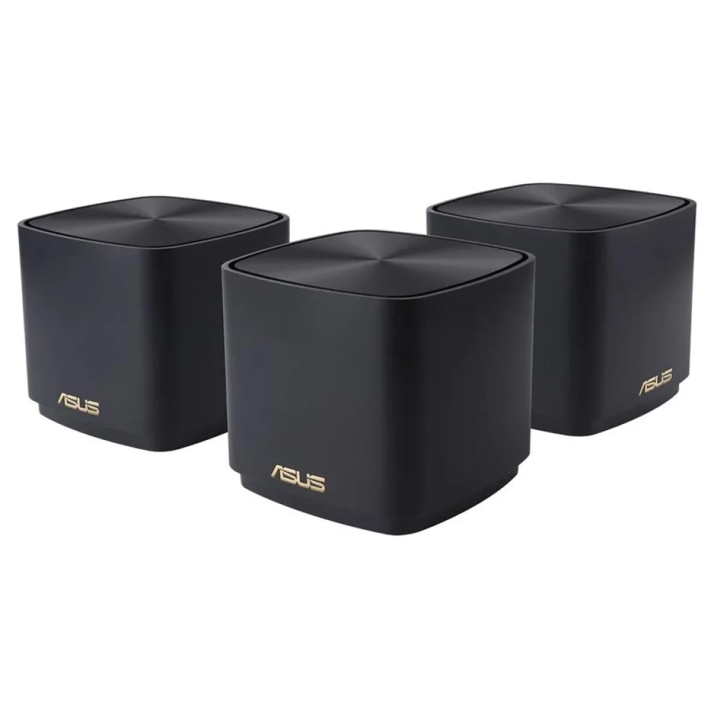Wi-Fi Mesh система Asus ZenWiFi XD4 Plus 3pk Black (90IG07M0-MO3C50) (AX1800, 1xGE WAN/LAN, 1xGE LAN, AiMesh, 2 внутренние антенны) UA