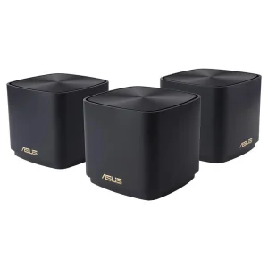 Wi-Fi Mesh система Asus ZenWiFi XD4 Plus 3pk Black (90IG07M0-MO3C50) (AX1800, 1xGE WAN/LAN, 1xGE LAN, AiMesh, 2 внутрішні антени) UA
