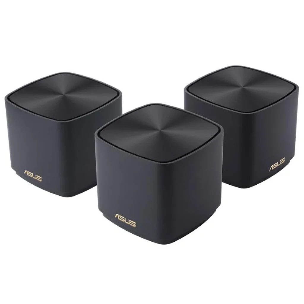 Wi-Fi Mesh система Asus ZenWiFi XD4 Plus 3pk Black (90IG07M0-MO3C50) (AX1800, 1xGE WAN/LAN, 1xGE LAN, AiMesh, 2 внутренние антенны) UA