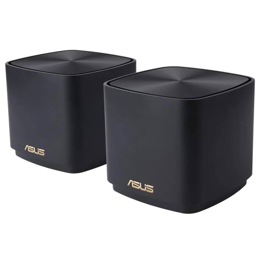 Wi-Fi Mesh система Asus ZenWiFi XD4 Plus 2pk Black (90IG07M0-MO3C30) (AX1800, 1xGE WAN/LAN, 1xGE LAN, AiMesh, 2 внутрішні антени) UA
