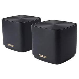 Wi-Fi Mesh система Asus ZenWiFi XD4 Plus 2pk Black (90IG07M0-MO3C30) (AX1800, 1xGE WAN/LAN, 1xGE LAN, AiMesh, 2 внутрішні антени) UA