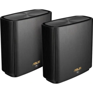 Wi-Fi Mesh система Asus ZenWiFi XT9 Black 2pk (90IG0740-MO3B30) (AX7800, 1x2.5GE WAN, 3xGE LAN, 1xUSB 3.2 Gen 1, AiMesh, AiProtection, 6 внутрішніх антен) UA