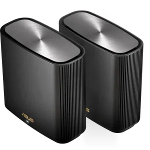 Wi-Fi Mesh система Asus ZenWiFi XT9 Black 2pk (90IG0740-MO3B30) (AX7800, 1x2.5GE WAN, 3xGE LAN, 1xUSB 3.2 Gen 1, AiMesh, AiProtection, 6 внутренних антенн) UA