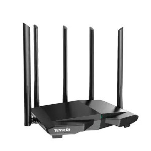 Бездротовий маршрутизатор Tenda RX1 Pro Black (AX1500, 1xFE WAN, 3xFE LAN, 5*6dBi зовнішні антени) UA