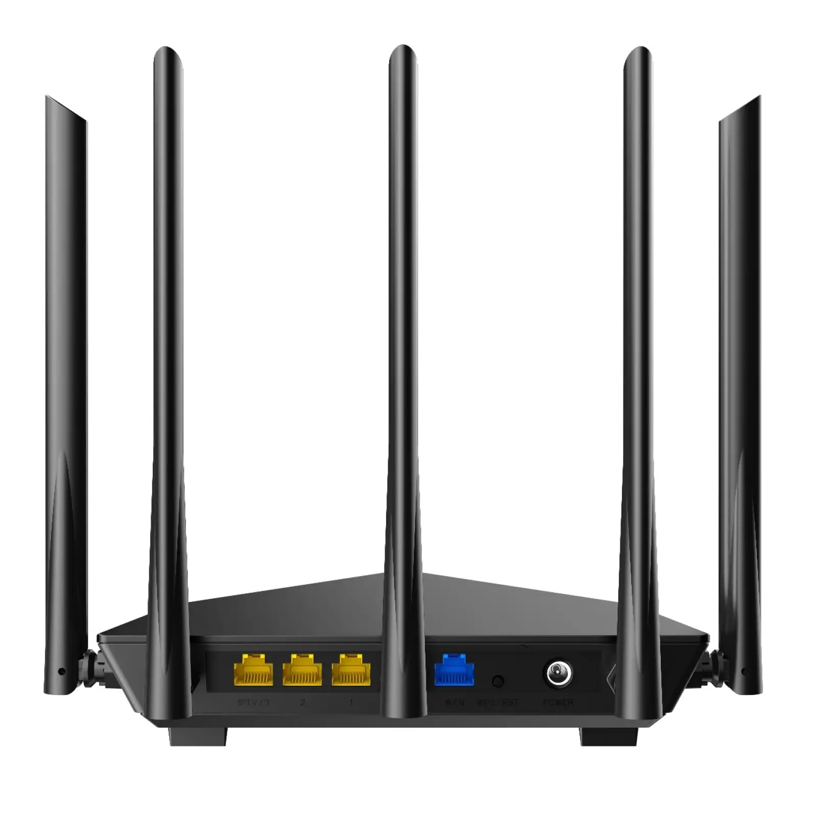 Бездротовий маршрутизатор Tenda RX1 Pro Black (AX1500, 1xFE WAN, 3xFE LAN, 5*6dBi зовнішні антени) UA