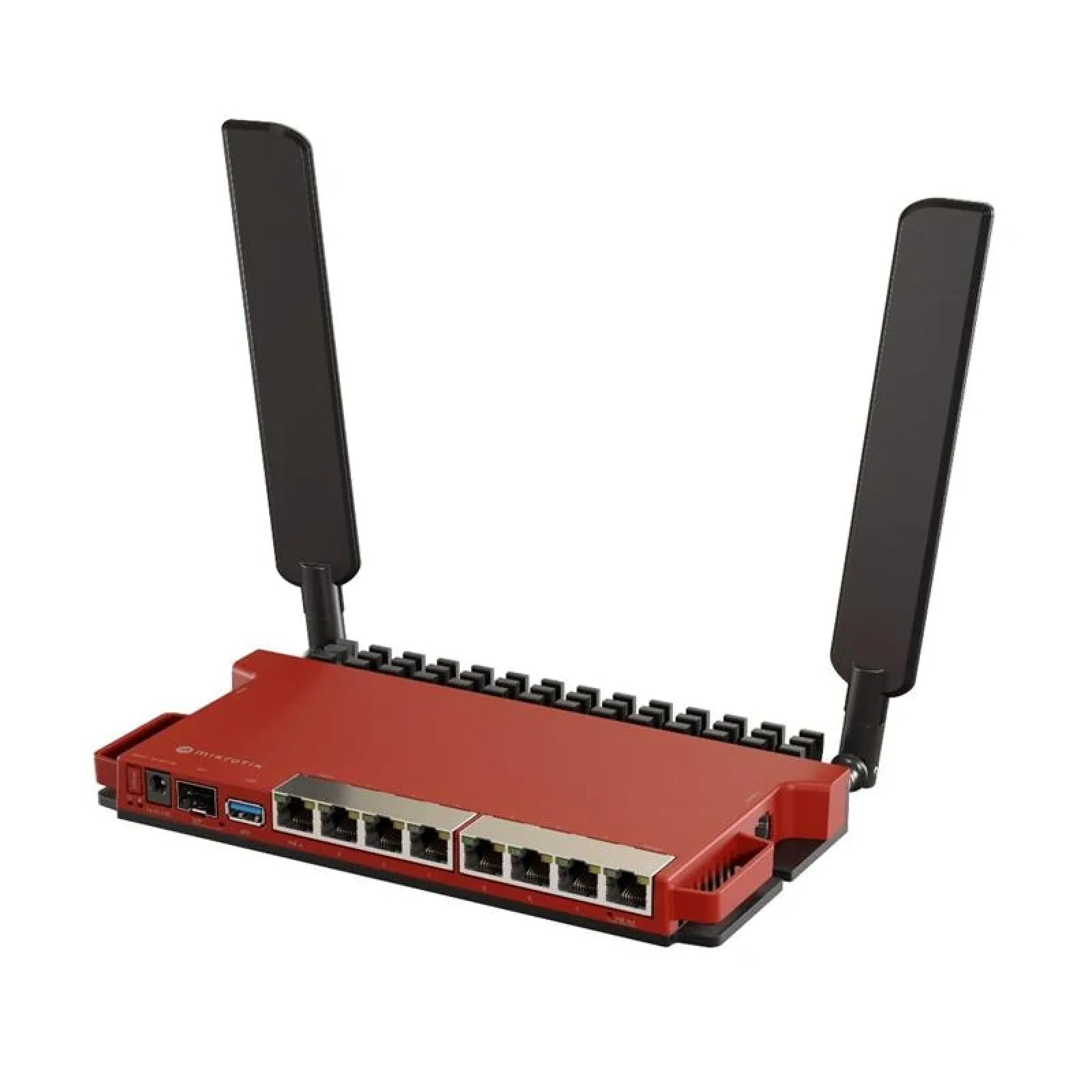 Беспроводной маршрутизатор MikroTik L009UiGS-2HaxD-IN (AX600, WiFi6, 8xGE, 1xSFP, 1xUSB 3.0, поддержка 3G/4G, POE in/out, 2 внеш.антенны - 4 dBi) UA