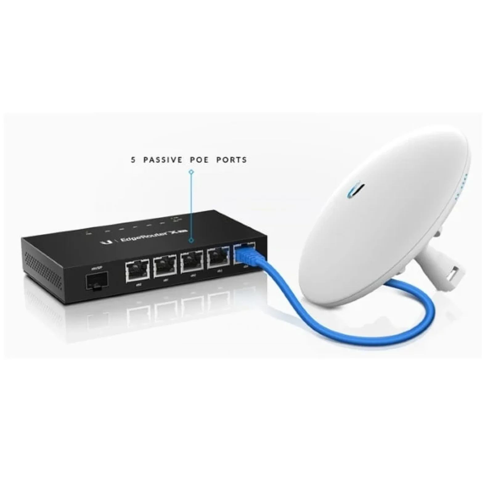 Маршрутизатор Ubiquiti EdgeRouter X SFP (ER-X-SFP)(Dual-Core 880/256MB, 5xLAN, 1xSFP, PoE Out) UA