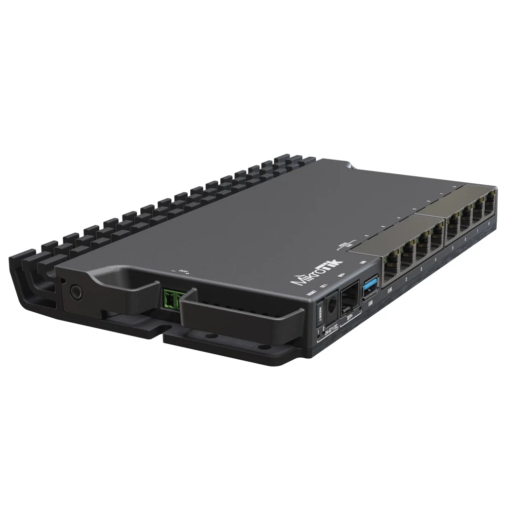 Маршрутизатор MikroTik RB5009UG+S+IN (7x1GE LAN, 1xSFP+, 1x2.5GE LAN, 1xUSB 3.0, PoE in, DC, 2-pin) UA