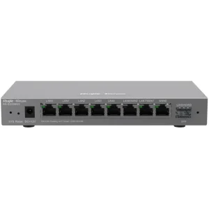 Маршрутизатор Ruijie Reyee RG-EG209GS (1xGE WAN, 1xSFP WAN/LAN, 2xGE WAN/LAN, 5xGE LAN, controller APs, Ipsec VPN, Cloud Managed) UA