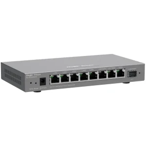 Маршрутизатор Ruijie Reyee RG-EG209GS (1xGE WAN, 1xSFP WAN/LAN, 2xGE WAN/LAN, 5xGE LAN, controller APs, Ipsec VPN, Cloud Managed) UA